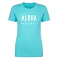 thumbnail image 1 of Aloha Beaches Pineapple Womens crewneck tee, 1 of 3