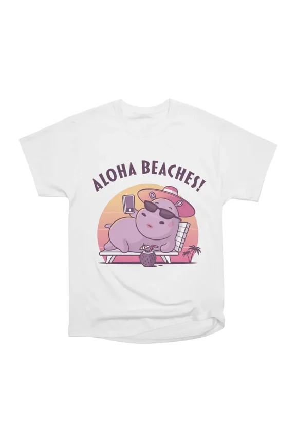 Aloha Beaches T-Shirt Tee Gift For Him Merch For Her Apparel For Friend