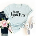 thumbnail image 1 of Aloha Beaches T-shirt Vacation Shirts Women's Party Top Weekend Gift Summer Tee Hawaii Shirt Trip Tshirt, 1 of 3