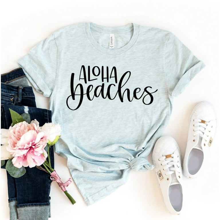 Aloha Beaches Shirt | Cute Hawaii Aloha Vacation Tshirt Gift Aloha Beaches Shirt | Cute Hawaii Aloha Vacation Tshirt Gift