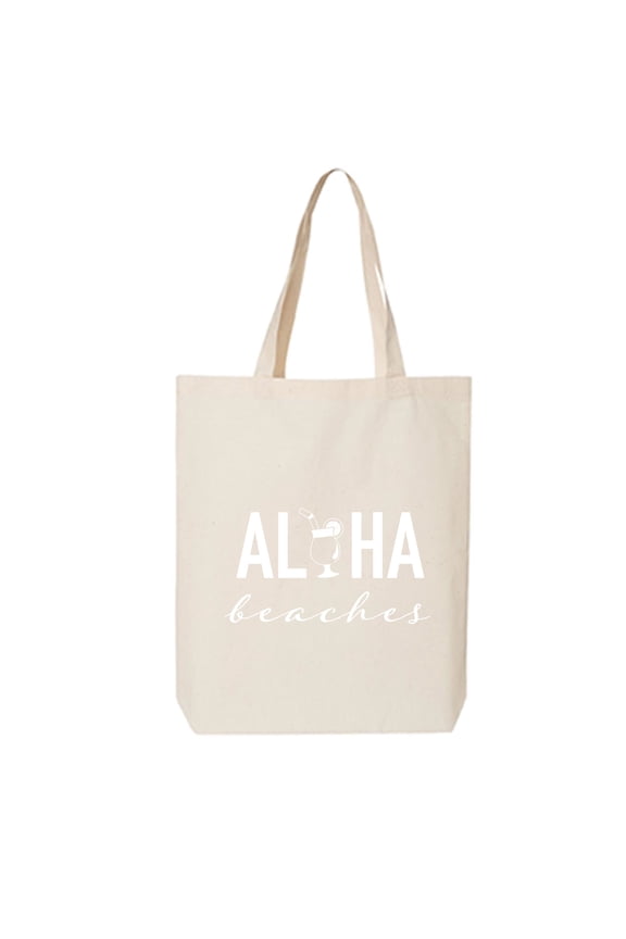 Aloha Beaches (cocktail) Cotton Canvas Tote Bag