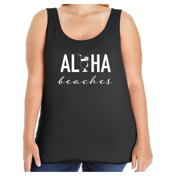 Aloha Beaches (cocktail) Womens Tank Top