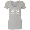 thumbnail image 1 of Aloha Beaches (cocktail) Womens V-Neck Tee, 1 of 1