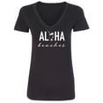 thumbnail image 1 of Aloha Beaches (cocktail) Womens V-Neck Tee, 1 of 1