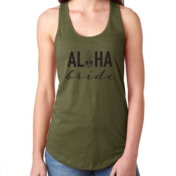 Aloha Bride Racerback Tank