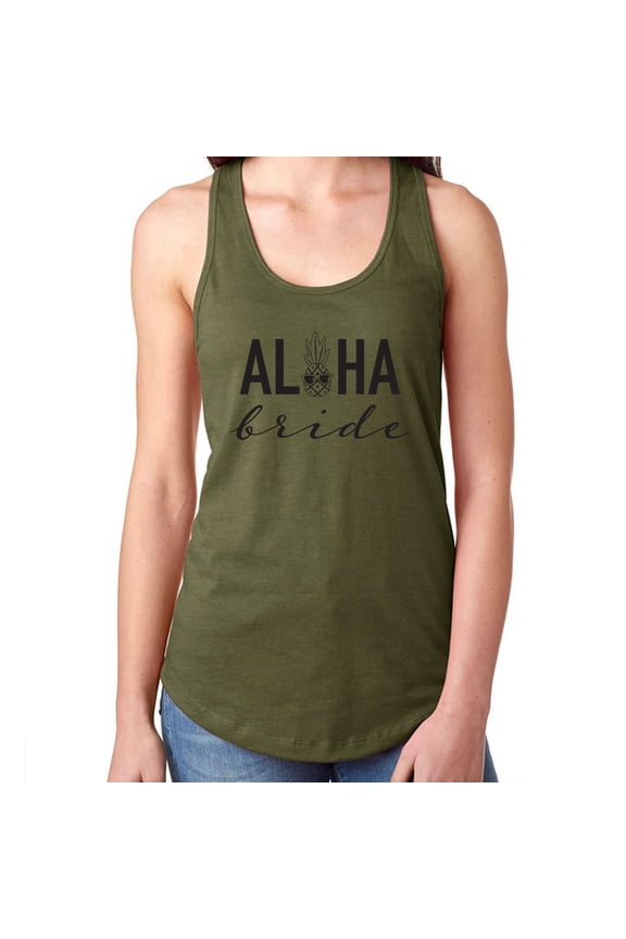 Aloha Bride Racerback Tank