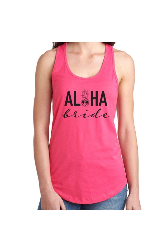 Aloha Bride Racerback Tank