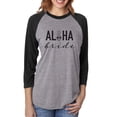 thumbnail image 1 of Aloha Bride Unisex 3/4 Sleeve Baseball Raglan Tee, 1 of 1
