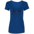 thumbnail image 1 of Aloha Bride Womens V-Neck T-Shirt, 1 of 2