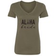 thumbnail image 1 of Aloha Bride Womens V-Neck Tee, 1 of 1