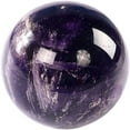 thumbnail image 1 of Purple Amethyst Crystal Ball for Home Decoration and Hand Exercise a Great Gift Choice, 1 of 7