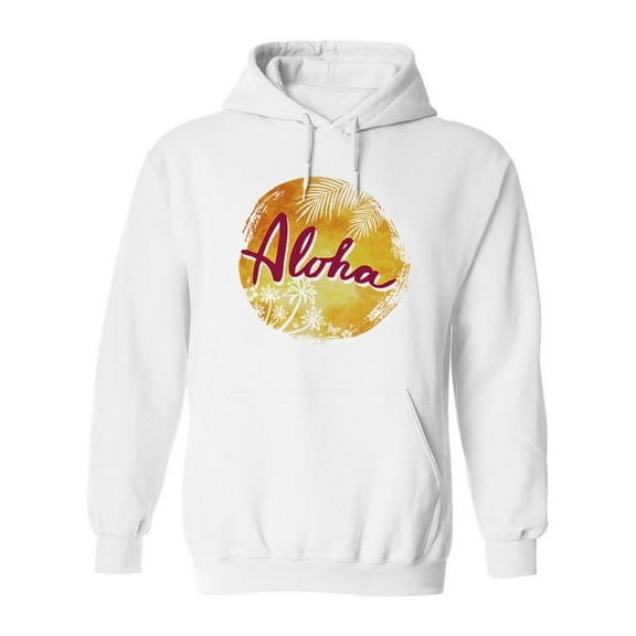 Aloha Design Hoodie Men -Image by Shutterstock, Male XX-Large