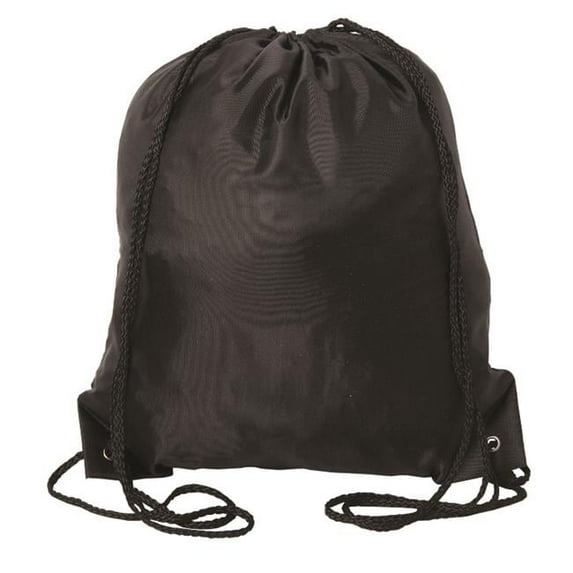 Aloha Drawstring Backpack - Black