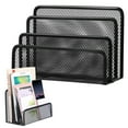 thumbnail image 1 of Aloha File Holder Upright File Organizer Desk Organizer File Sorter Desktop Letter Magazine Brochure Storage Rack, 1 of 7