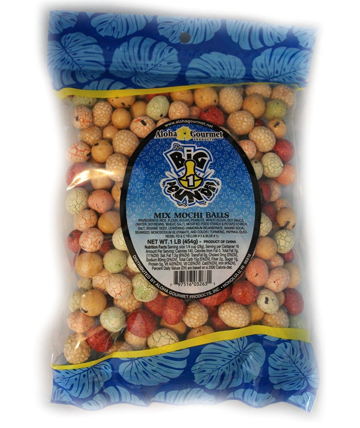 Aloha Gourmet Big Pounder of Mix Mochi Balls, 14 oz. - Walmart.com
