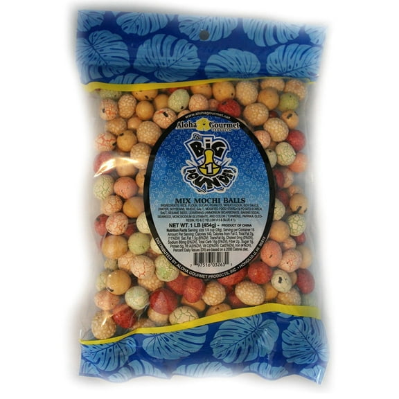 Aloha Gourmet Big Pounder of Mix Mochi Balls, 14 oz.