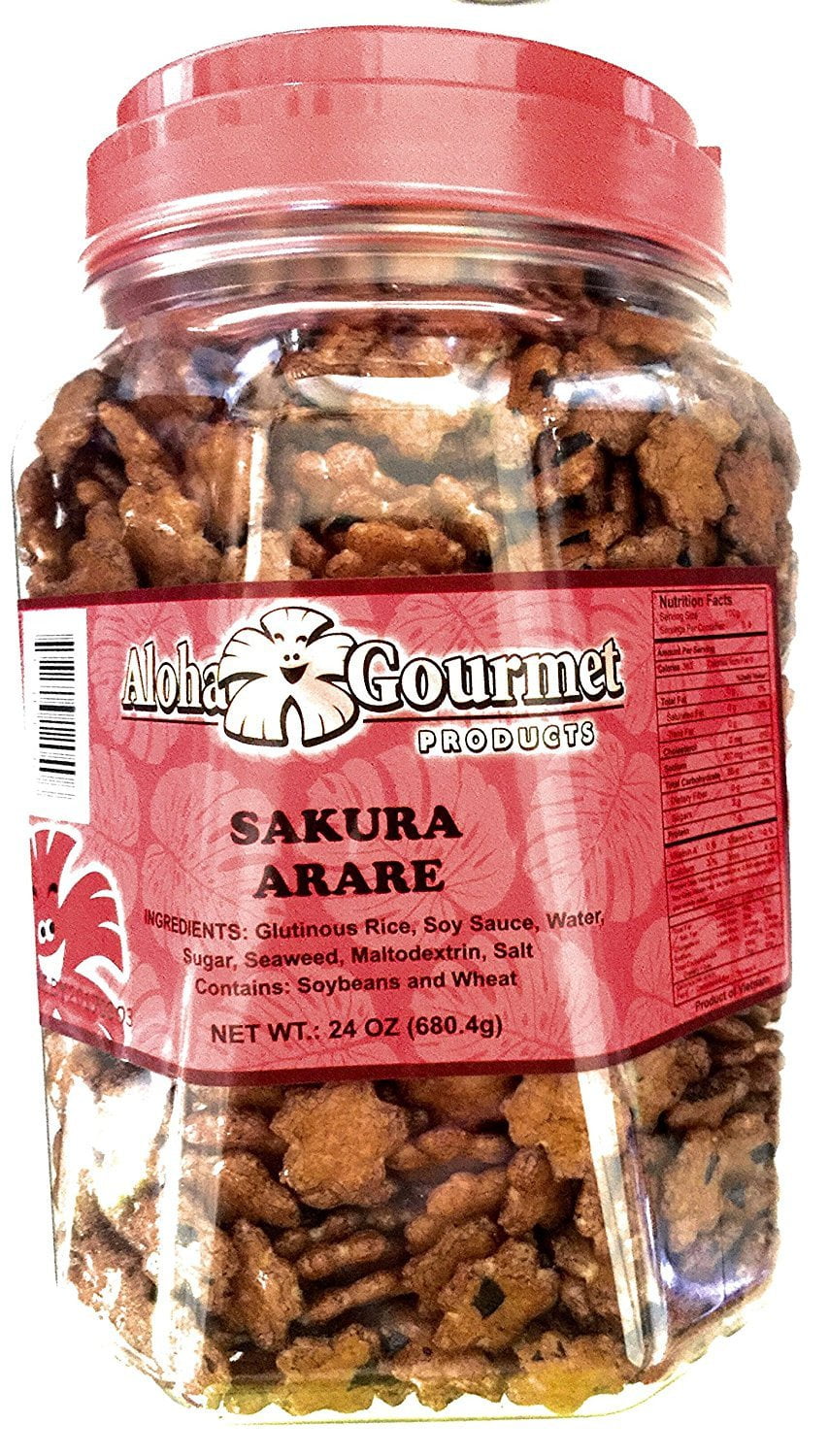 Aloha Gourmet Shoyu Sakura Arare, 13.4oz