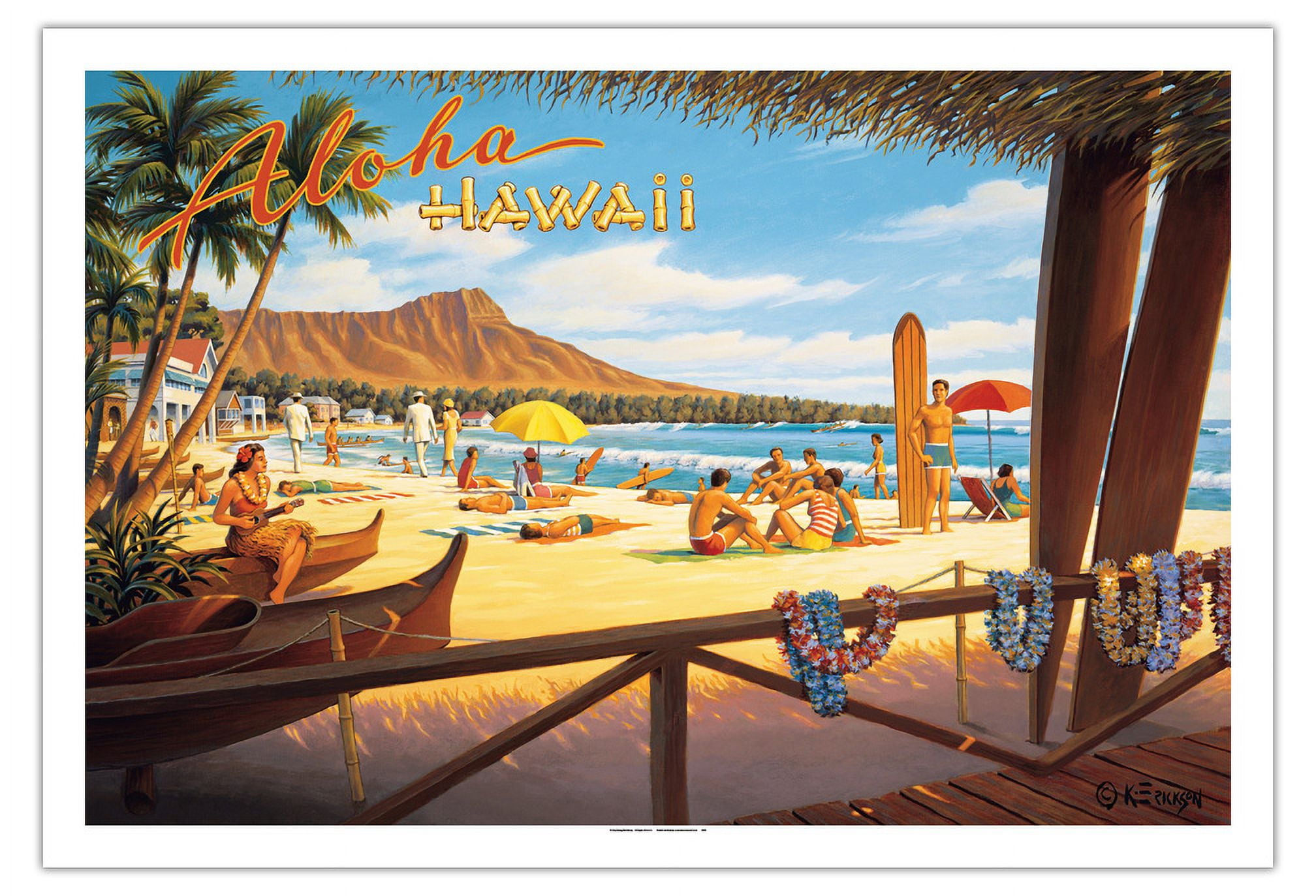 Aloha Hawaii - Diamond Head Crater - Royal Hawaiian Hotel
