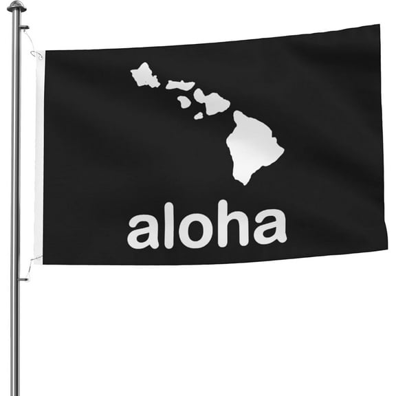 Aloha Hawaii Hawaiian Islands Flags 5x8 Ft Yard Flag Indoor Decoration Banner With Grommets