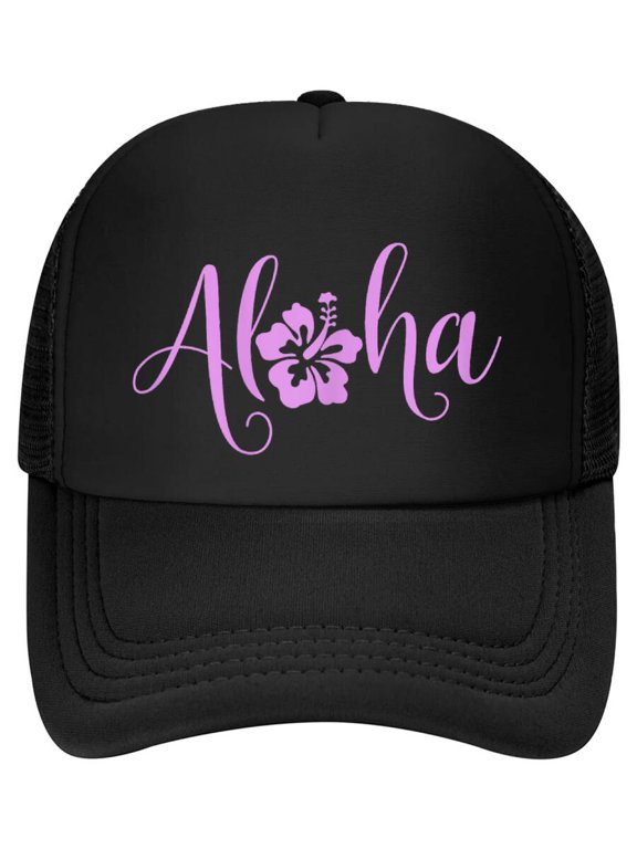 Aloha Hawaii Hibiscus Flower Surfer Maui Kauai Hawaii Baseball Cap