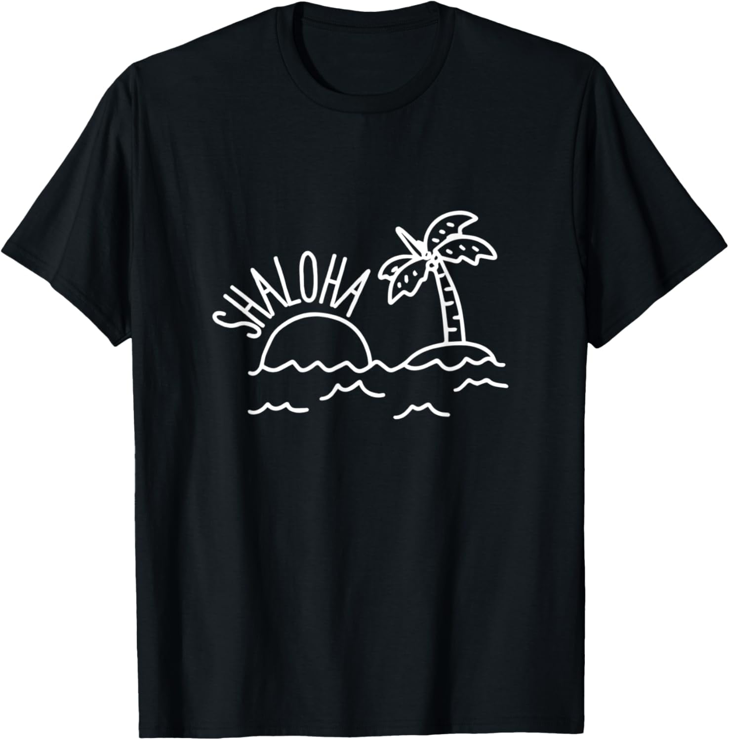 Aloha Hawaii Jewish Shaloha Hebrew Shabbat Shalom Kosher T-Shirt ...