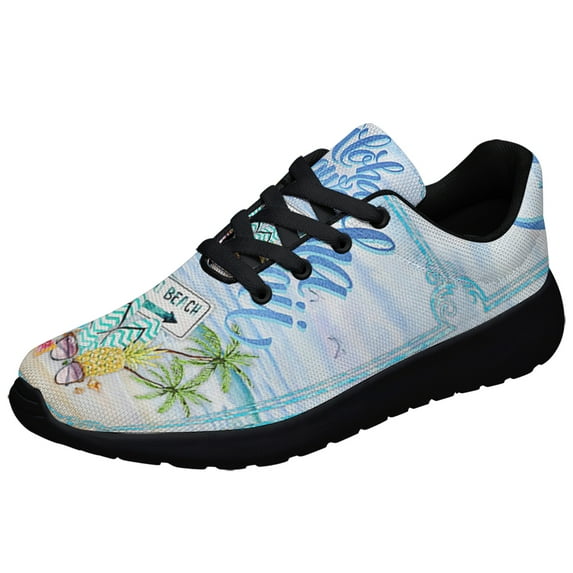 Aloha Hawaii Shoes Sneakers for Women Men Black Size 10.5