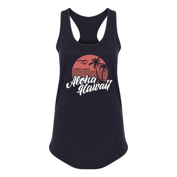 Aloha Hawaii. Tank Women -Image by Shutterstock, Female Small