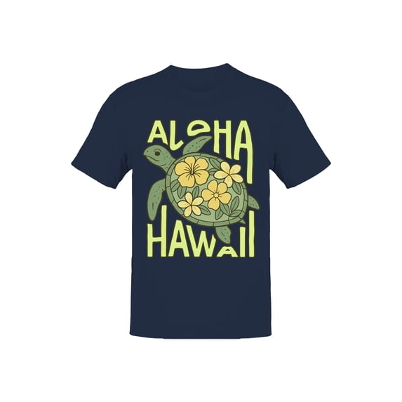 Aloha Hawaii Turtle Design Men's T-shirt
