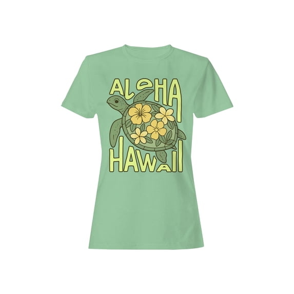 Aloha Hawaii Turtle Design Women's T-shirt