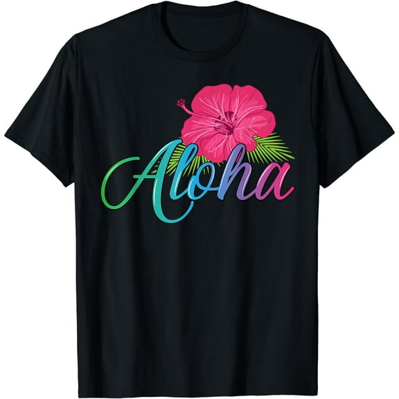 Aloha Hawaii from the island - Feel the Aloha Flower Spirit! T-Shirt