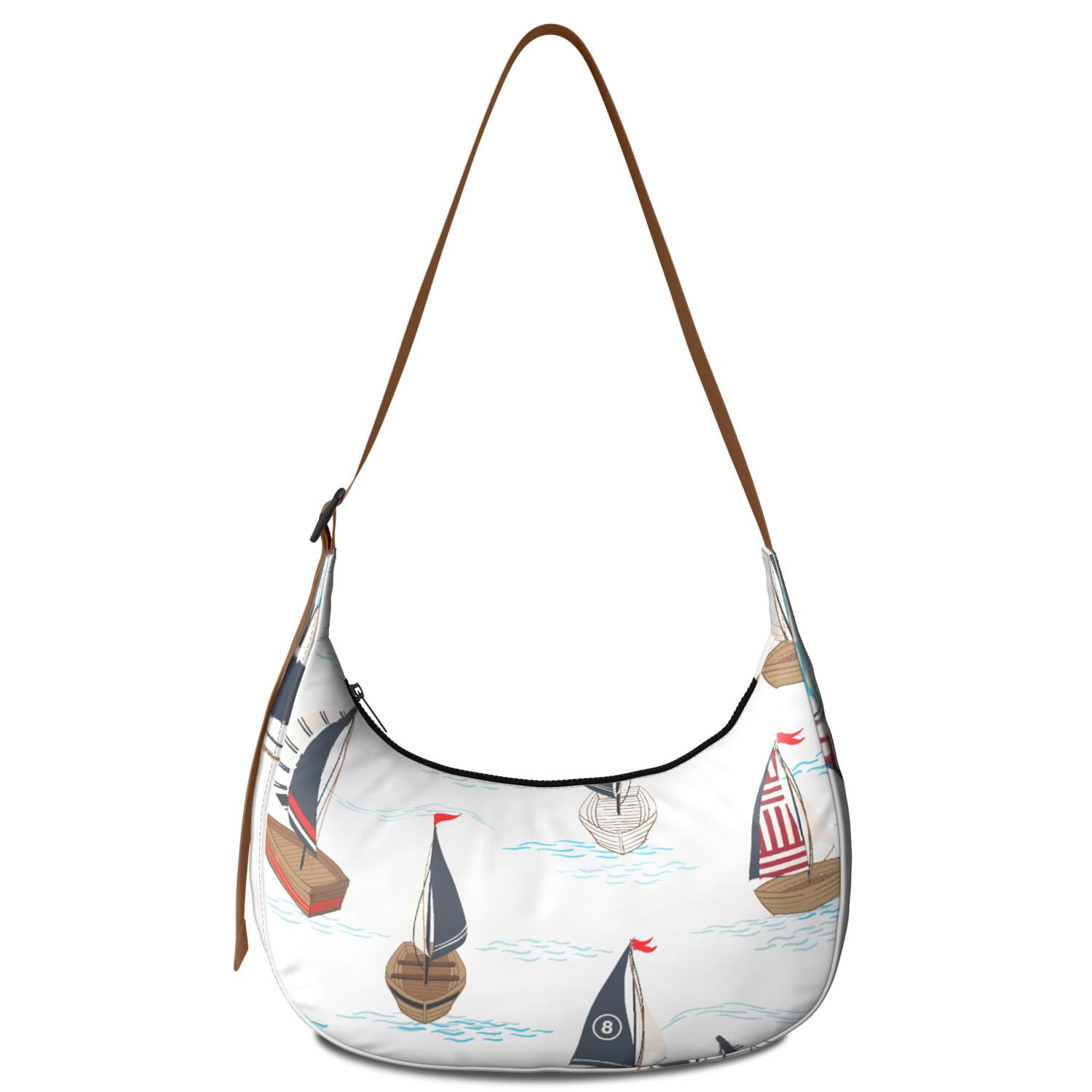 Aloha Hawaiian Beach Landscape Crossbody Bag for Women Exotic Palm Tree ...