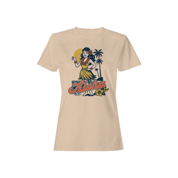 Aloha Hawaiian Hula Greeting Women's T-shirt
