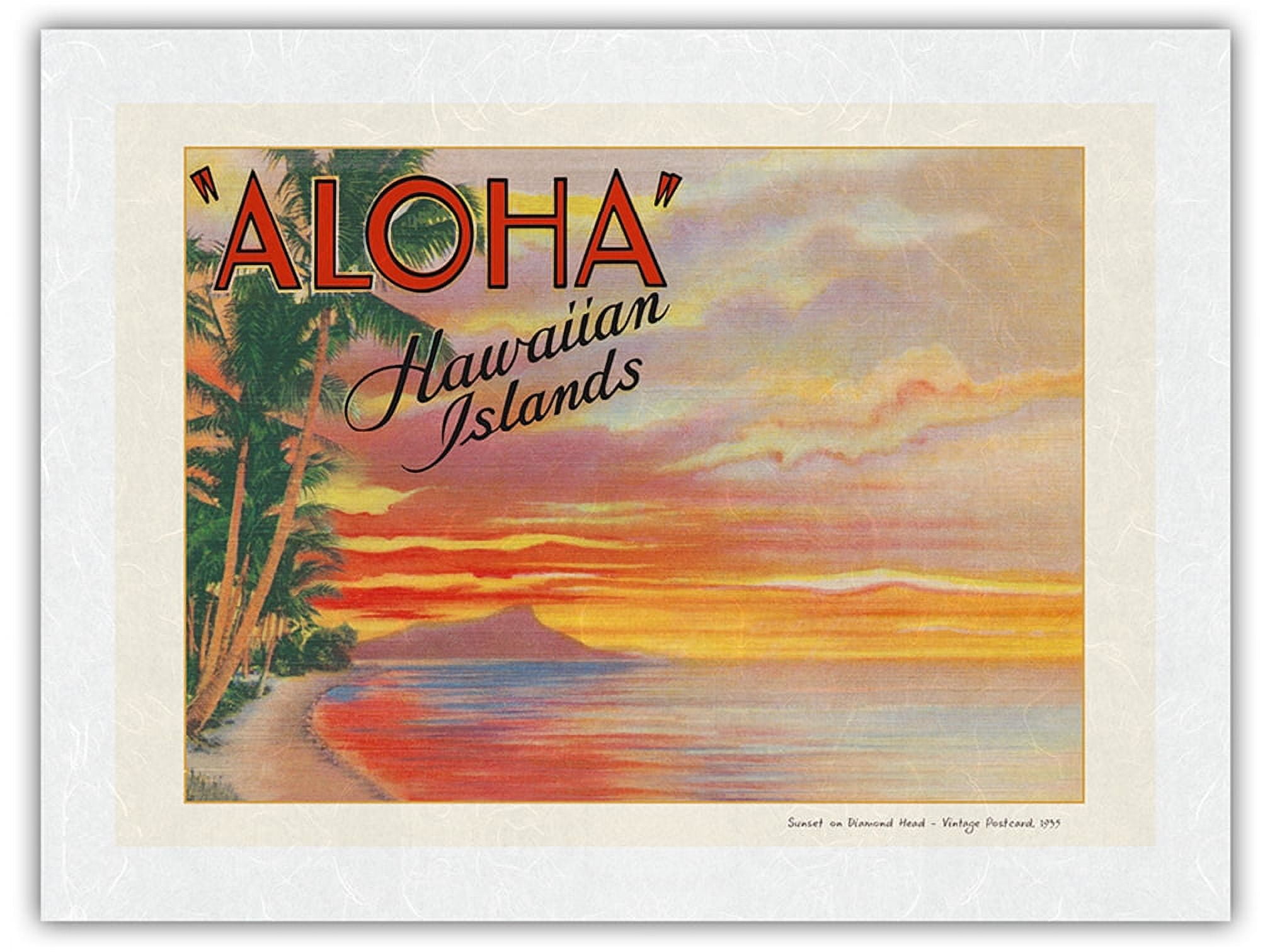 Aloha-Hawaiian-Islands-Sunset-