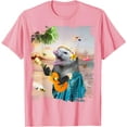 thumbnail image 1 of Aloha Hawaiian Possum Opossum Beach Funny Unisex T-Shirt for Men Women Kids Toddler,Light Pink Color,Size YS, 1 of 5