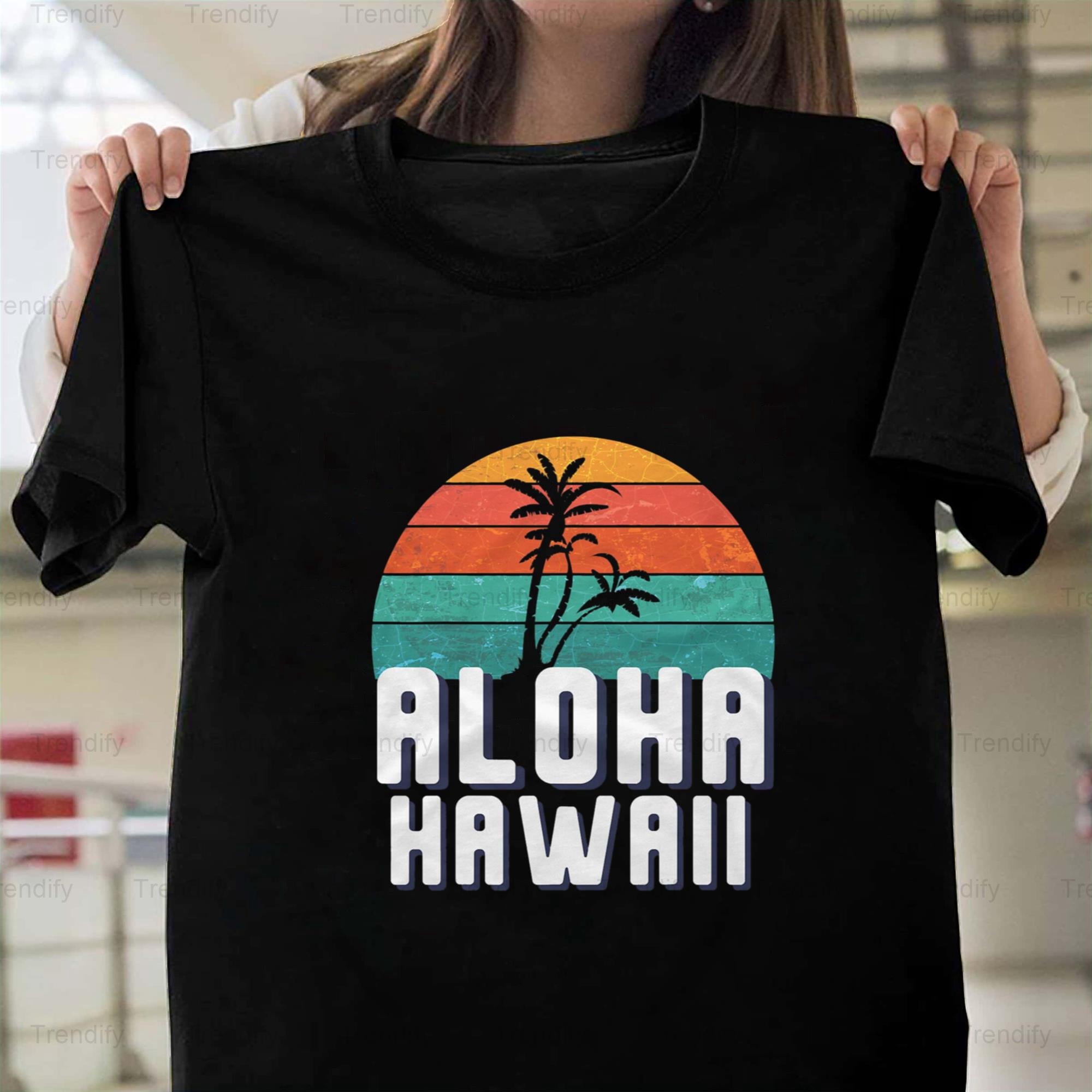 Hawaii Summer Colorful T Shirt Red LT6 main image 0