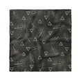 thumbnail image 1 of Aloha Head Scarf, Monstera Leaves and Triangles, Head Wrap, 3 Sizes, by Ambesonne, 1 of 2