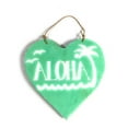 thumbnail image 1 of Aloha Heart Sign 5" - Turquoise | #snd25116t, 1 of 1
