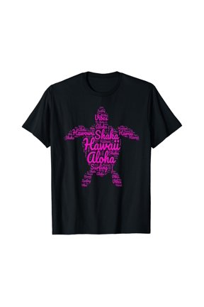 Aloha I Love Hawaii Sea Turtle Shaka Surfing Vibes T-Shirt Unisex T-Shirt