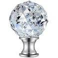 thumbnail image 1 of Raindrops Crystal Lamp Finial in Finish, Heavy-Duty Construction, Fits Standard Lamps Perfectly, 1 of 8