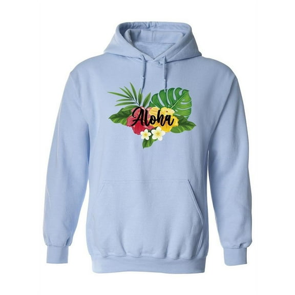 Aloha Leaves Hoodie Women -SPIdeals Designs, Female 3X-Large