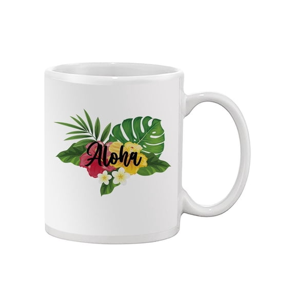 Aloha Leaves Mug - SPIdeals Designs,