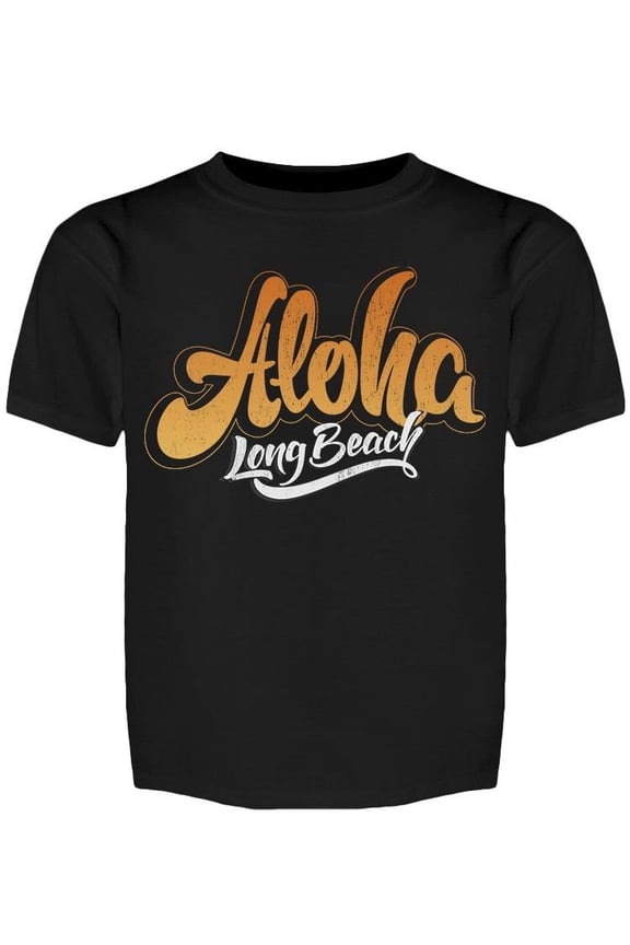 Aloha Long Beach Tee Boy's -Image by Shutterstock