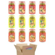Aloha Maid Drinks, Orange Variety Pack, 3 Flavors, 4 Cans per Flavor, Total 12 Cans