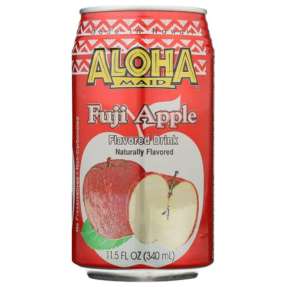 Aloha Maid Fuji Apple Natural Drink, 11.5 Fl. Oz., 6 Count