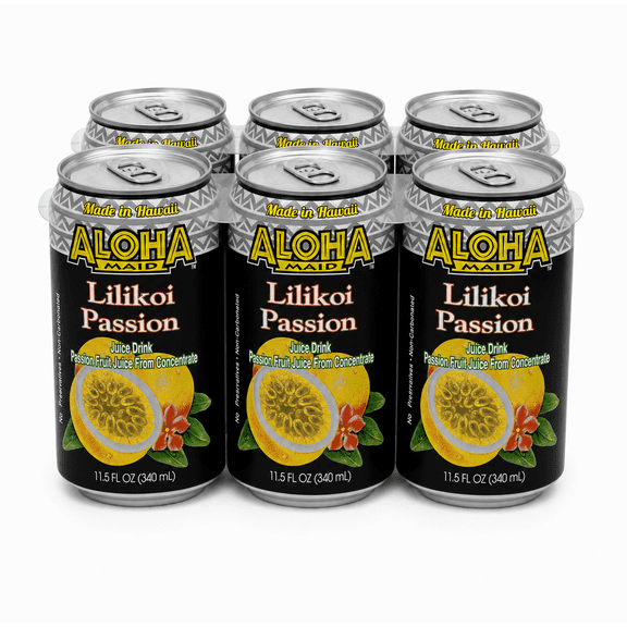 Aloha Maid Lilikoi Passion 6 Pack / 11.5 fl oz