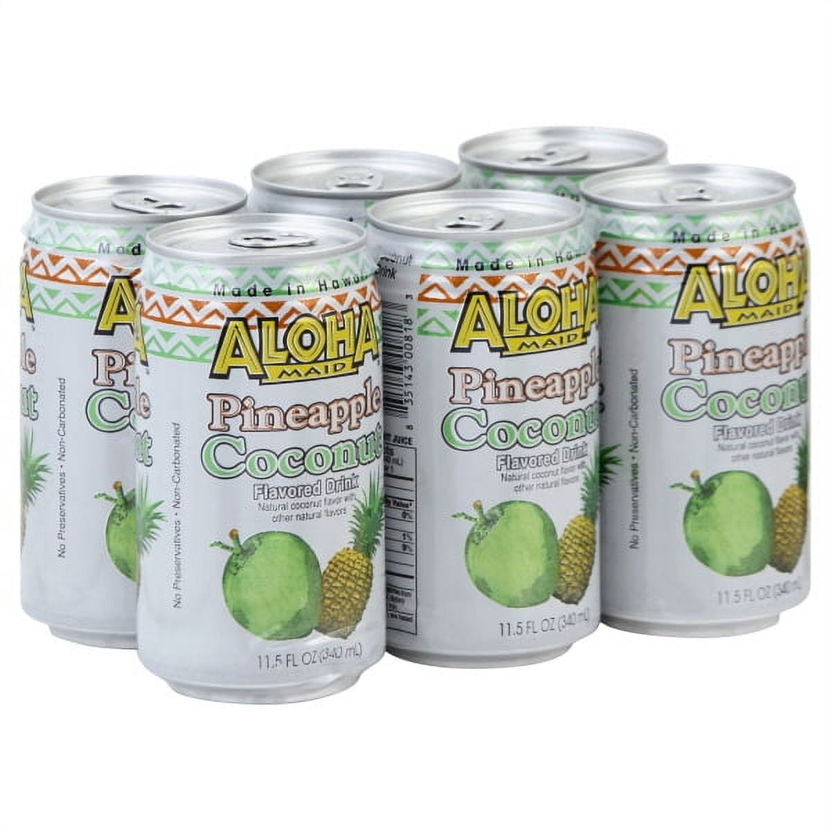 【Aloha】 Aloha Maid Natural Drink, 11.5 Ounce (Pack of 24) Choose Your
