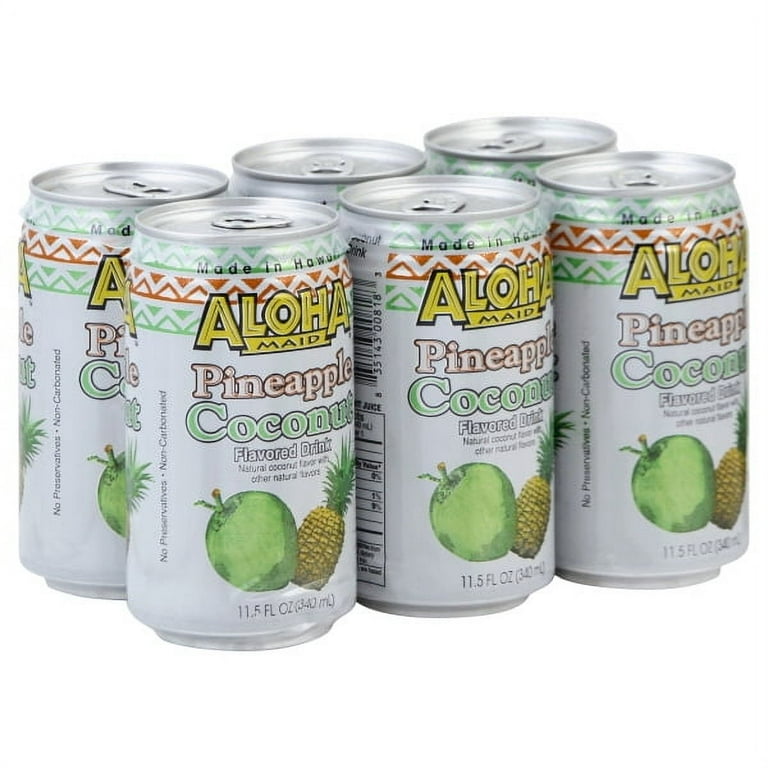 Aloha Maid Natural Drink, 11.5 Ounce (Pack of 24) Choose Your