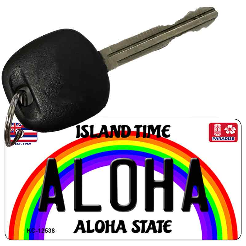 Aloha Novelty Metal Key Chain KC-12538 3