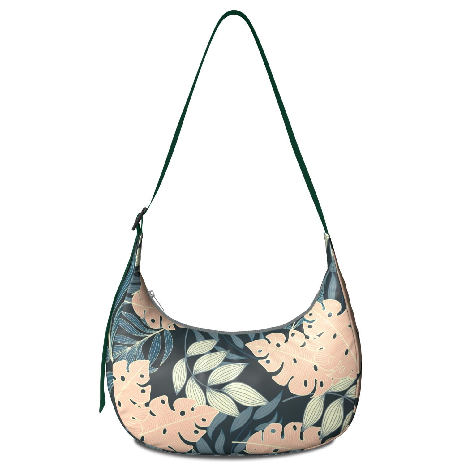 Hawaiian Tropical Palm Leaves Pattern Print Crossbody Bags