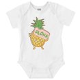 thumbnail image 1 of Aloha Pineapple Adorable Fruit Romper Boys or Girls Infant Baby Brisco Brands NB, 1 of 7